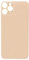 fonefunshop Compatible with iPhone 12 Pro Plain Glass Back in Gold