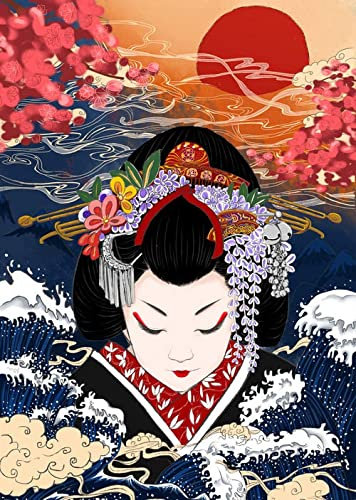 YMXCNM 1000 Teile Puzzle Für Erwachsene,2000 Teile Wunder Puzzle, Japanische Geisha Bilder Unmöglich Holz Puzzle Prime, DIY Eltern-Kind Spaß Puzzle Spiele, Für Mystery Intelligenz Bi