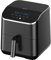 Midea Friggitrice ad Aria XXL 5.5 Litri, Friggitrice Aria Senza Olio, Tecnologia Rapido ad Aria Dual Cyclon, Risparmio Energetico,8 Funzioni, LED Display,81 Ricette PDF,100% croccante,1700W,MF-CN55D2