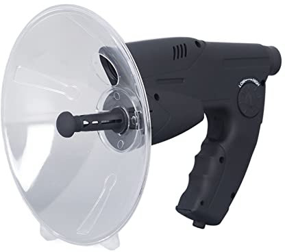 CHICIRIS Monoculaires de Microphone Parabolique, Amplificateur de Son d'oreille Bionique pour Dispositif D'écoute D'oiseau Portable 8X pour Audition D'observation Longue Distance, 650ft