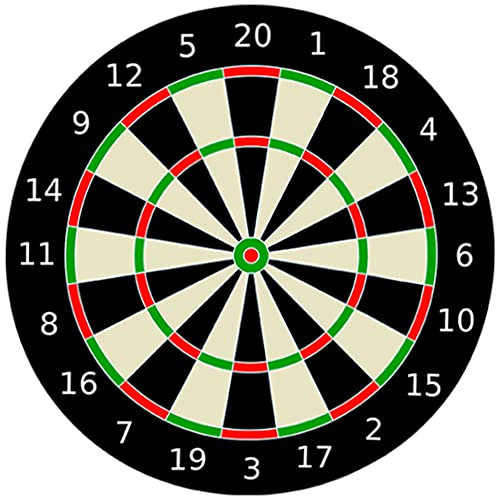 Tortenbild essbar Dartscheibe rund in verschiedenen Größen Tortenaufleger Dart (∅ 20 cm)