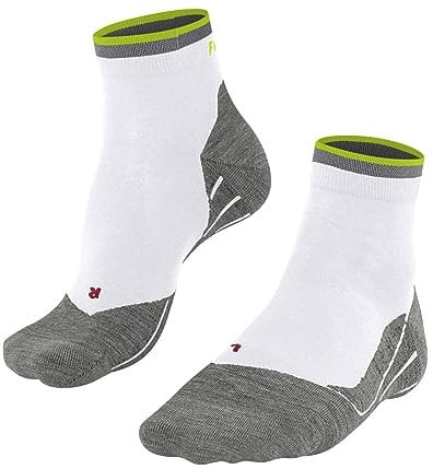 FALKE Herren Laufsocken RU4 Endurance Short M Sso Baumwolle Funktionsmaterial antiblasen 1 Paar, Weiß White 2007, 39-41