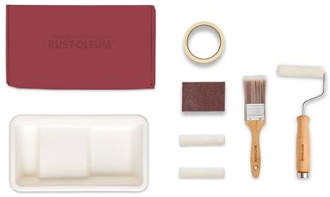 Rust-Oleum Ready to Roll - Eco Paint Kit (Small) - Bathroom Wood & Cabinet Matt Fiery Shades