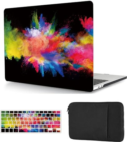 Hülle Case Kompatibel mit MacBook Pro 13 Zoll 2015 2014 2013 2012 Freisetzung A1425 A1502 mit Retina Display, Ultradünne Plastik Hartschale Schutzhülle & Tastaturschutz & Tasche, Pigment