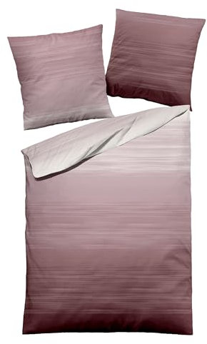 DORMISETTE Bettwäsche Biber Beere (BL 135x200 cm) BL 135x200 cm lila Bettbezug Bettzeug