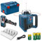 Bosch Professional Rotationslaser GRL 300 HV (roter Laser, Laserempfänger LR 1, Arbeitsbereich: bis zu 300 m (Durchmesser), wiederaufladbare Batterien (2xD, 1x9V), Ladegerät, in L-Boxx)
