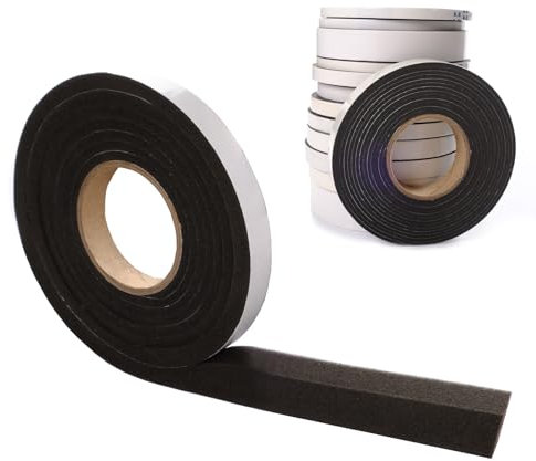 DURABERN KOMPRIBAND Dichtungsband Fugendichtband Dichtband Fensterband | Isolierband Fenster-Türdichtung (15mm x 3mm -> 15mm x 10 lfm)
