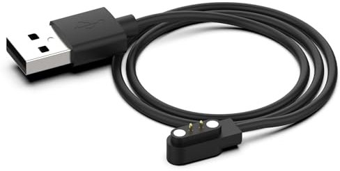 hafiuege Magnetic Smart Watch Charger Cable 2 pin 2.84mm Compatible with YAMAY LETSCOM Willful SW021 SW025 Letsfit ID206 ID205U ID216 Umidigi Uwatch 3S 3 Fitness Tracker USB Smartwatch Accessories