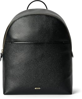 ECCO Rucksack aus Leder | Das geräumige Hauptfach bietet Platz für ein Notebook, eine Wasserflasche und weitere Alltagsgegenstände.