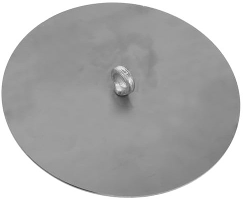 Genérico Tapa De Horno De De Cubierta Universal para Estufa Tapa De Horno De Acero Reforzado De Accesorio para Estufa De Leña y Cocina