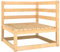 Myheimly Garten-Ecksofa Massivholz Kiefer Natur Ecksofa 3007913de
