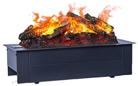 WOTZOV Chimenea de Vapor de Agua con atomización 3D integrada, Chimenea eléctrica de Vapor para Sala de Estar, humidificador de Llama con simulación 3D, Chimenea de sobremesa