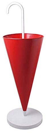 Porte-parapluie en métal pour usage commercial Rouge