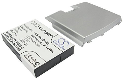 Gmmhhs - Batteria di ricambio per Motorola Moto Q, P/N: BT50, BT60, SNN5766A, SNN5783 2200mAh/3.7V
