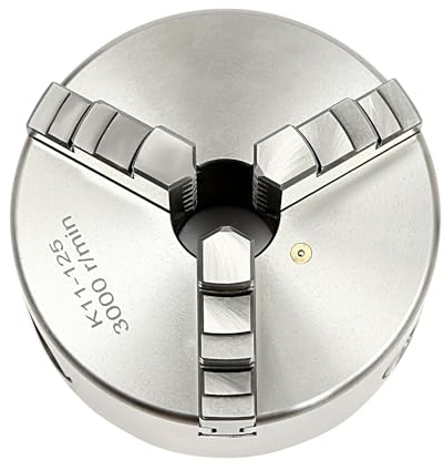 Dreibackenfutter 3 Backenfutter, Dreibackenfutter für Drechselbank und Backenfutter Drehbankfutter, Außenspannbereich: 38–110 mm, Innenklemmbereich: 38–125 mm Manual Dreibackenfutter Drehfutter