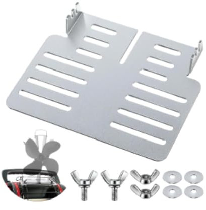 Colcolo Kit de Montaje para Soporte de Ventilador de Estufa de leña, Piezas de fijación, Accesorios para Exteriores, Soporte de fácil instalación para Fijar