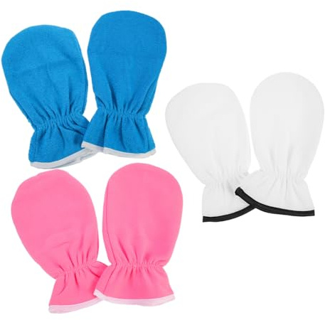 Damen Handmasken Handschuhe 3 Paar Polyester Lint für Spa Pflege