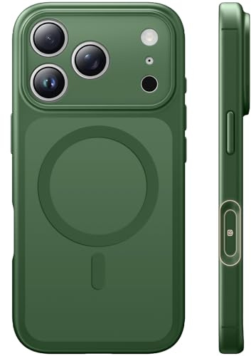 TAURI für iPhone 17 Pro Max Hülle 6,9 Zoll mit Mattrückseite - Alpengrün