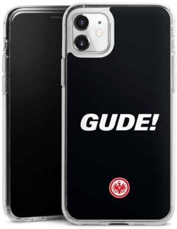 Silikon Hülle kompatibel mit Apple iPhone 11 Case transparent Handyhülle Eintracht Frankfurt Bundesliga Offizielles Lizenzprodukt