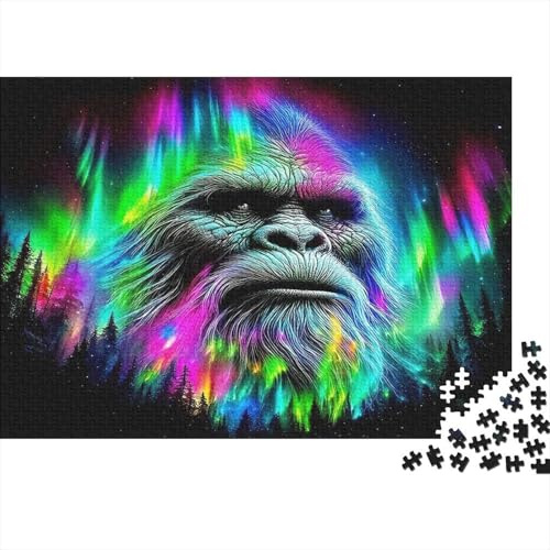 Gorilla Jigsaw & Puzzle Aurora Gorilla Recycled Cardboard Educational Challenging Decorative Leisure Activity 52x38cm/1000pcs