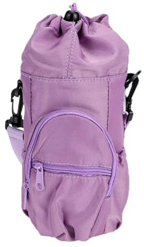 ZJchao Porte-Bouteille isolé Sac de Transport de Bouteille d'eau isolé Sac à Bandoulière pour d'eau avec Poignée Amovible Sangle Réglable Plusieurs Poches pour