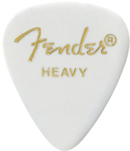 Fender Heavy Picks White - Pack of 12