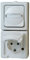 Kopp 130802000 Blue Electric Kombination Schalter und Steckdose