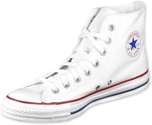 Converse Mens All Star Hi Top Trainers White 7 UK