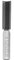 ENT 10372 Fraise à rainurer Carbure, Queue (S) 8 mm, Diamètre (D) 10 mm, NL 30 mm, SL 32 mm, GL 62 mm