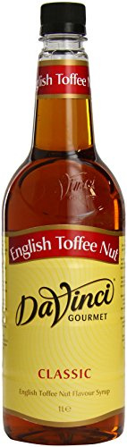 DaVinci Gourmet Classic English Toffee Nut Syrup Pet, 1er Pack (1 x 1 l)