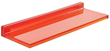 Kartell Shelfish, Orange Dark, 15 x 4 x 45 cm