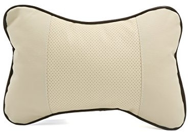 Sourcingmap® Beige Knochenform Auto Kopfkissen Halskissen Nackenpolster Kopfstütze DE de