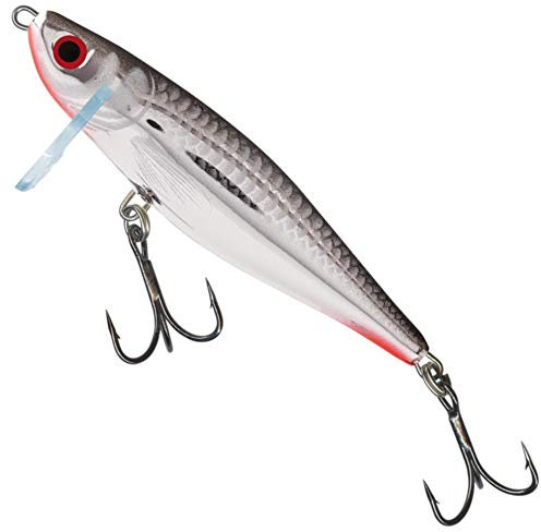Salmo Thrill Wobbler sinkend, Farben:Silver Flashy Fish, Länge/Gewicht/Laufverhalten/Tauchtiefe:5cm / 6.5g / sinkend