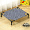 Xpnit Lit surélevé rafraîchissant pour chien, hamac pour chat, pieds en caoutchouc antidérapant, lit léger et portable pour intérieur et extérieur (J)