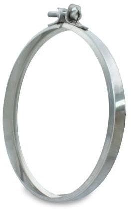 CAEXVEN Abrazadera de Unión - Serie Pellet Inox - 80 mm