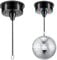 6RPM Rotating Disco Ball Mount Electric Motor with Lights 4 Colors for 6 8 12 Inch (Not Included) 2 Mode Christmas Party DJs Bands Pubs Weddings Night Clubs (Battery Style)