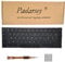 Pardarsey Clavier français de rechange compatible avec MacBook Pro13 A1706 15 A1707 2016 2017 avec 80 vis