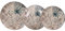 La Mediterránea Vajilla Completa 12 Piezas de Vidrio Templado, Incluye 4 Platos Llanos de (23,5 cm), 4 Platos Hondos de (19,5 cm) y 4 Platos de Postre de (19 cm), Colección Creta