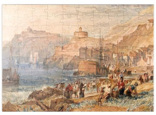 MyPuzzle St. Mawes, Cornwall - Premium 100 Teile Puzzle - MyPuzzle Sonderkollektion von Aepyornis