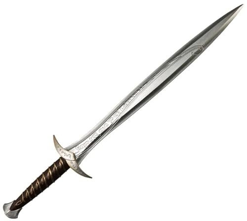 Spada da elfo in latex 13,5 cm x 3,5 cm x 71 cm