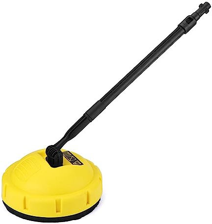 Generic Limpiador de superficies de alta presión, limpiador giratorio de superficies planas para Karcher K1-K7, cepillo de lavado a presión de patio, herramienta redonda para puerta de garaje