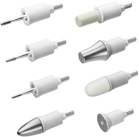 Eletorot Nail Drill Bits for AOL02 Manicure and Pedicure Set, Electric Nail File Replacement for Thinning Thick Fingernails, Toenails, and Removing Calluses, Dead Skin