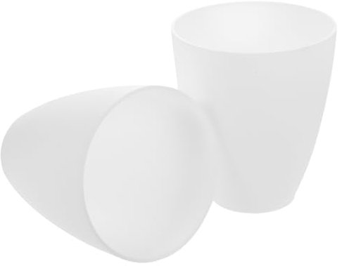 IWOWHERO 2stücke Kunststoff Lampenschirm Für Tischlampe Weiße Lampenschirme Mit Elegantes Design Für Wohnzimmer Schlafzimmer Und Büro Multifunktional Und Stabiles Material