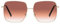 KAEOISFU Übergroße Quadratische Lesesonnenbrille aus Metall für Damen, Große UV400 Getönte Sonnen-Leser, Modische Anti-UV-Sonnenbrille mit Gross Rahmen