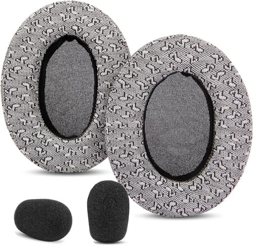 hs35 hs45 Ohrpolster, kompatibel mit Corsair HS35 HS45 Stereo-Gaming-Headset, Ersatz-Ohrpolster (grau)