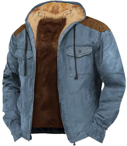 Ventes Flash en Cours Manteau Long Hiver Homme Coupe Vent Homme Bateau Manteau Bombardier Homme Blouson Grande Taille Homme Manteau Homme Laine Capuche Commande en Cours De Livraison