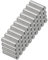 PATIKIL 50pz Assortimento Tasselli in 304 Acciaio Inox 4 x 14mm, Spina Centraggio Perni Metallo Cilindrica Perno Picchetti per Mensole Elementi per Posizione Componenti Fissaggio Mobili