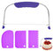 Cake Cutter, Cake Leveller with Stainless Steel Wires and Purple Handle, Cake Slicer Cake Leveller Cutter Cake Cutter Leveller for Kitchen Accessories Baking Tools