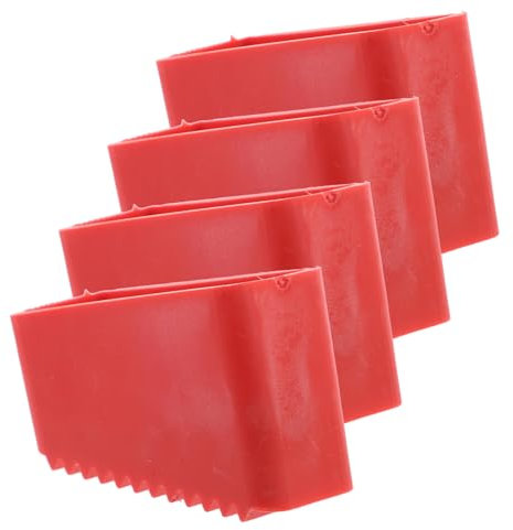 Garneck Lot de 4 pieds en caoutchouc de rechange pour échelles, antidérapants, pour escabeau et échelle en bois, idéaux pour les pieds d'échelle, 40 x 20 cm, protègent le sol et assure la stabilité
