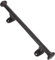 ANDRESLAD Manija De Puerta De Hierro Fundido Macizo Estilo Antiguo Color Negro Resistente Para Puertas De Granero Cercas De Exterior Estilo Rústico